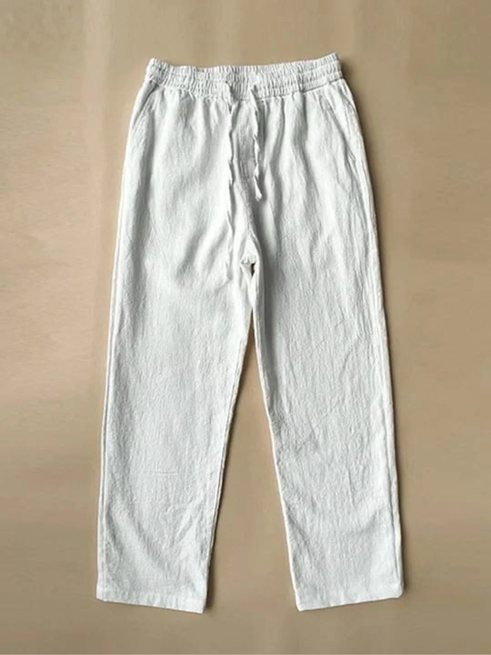 Pantalon blanc en lin  – photo 2